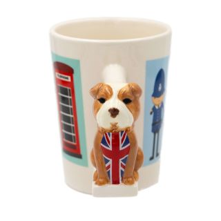 Ceramic Mug - British Bulldog Handle