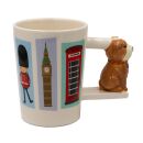 Ceramic Mug - British Bulldog Handle