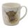 Porcelain Mug & Coaster Set - Highland Cow