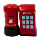 Ceramic Salt & Pepper Set - Post & Telephone Box