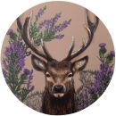 4 Cork Coasters - Wild Stag