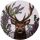 4 Cork Coasters - Wild Stag