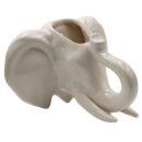 Ceramic Wall Plant Holder - Elephant Head