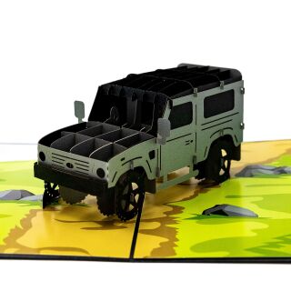 Cardology - Off-Road Vehicle 3D Pop Up Card