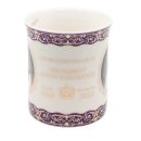 Queen Elizabeth Gold Plated Commemorative Mug 9cm