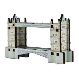 Wooden Pop Out Hanging Decoration - Tower Bridge