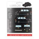 Wooden Pop Out Hanging Decoration - London Taxi