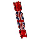 Wooden Pop Out Hanging Decoration - Union Jack Christmas...