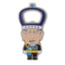 King Charles III - Metal Bottle Opener Magnet