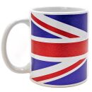 Union Jack Glitter Mug