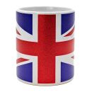 Union Jack Glitter Mug