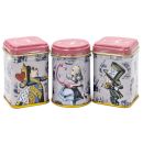 New English Teas - Loose Tea Selection 70g  -  3 Alices Adventures in Wonderland Tins