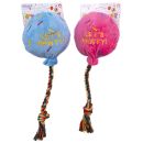 Smart Choice - Balloon Plush Dog Toy with Squeaker -...