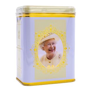 New English Teas - English Breakfast Tea 40 Tea Bags - Queen Elizabeth II Portrait Tin