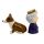 Ceramic Salt & Pepper Set - Queen Elizabeth II & Corgi