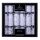 Harvey & Mason - 6 Christmas Dinner Crackers - Silver & White - Holographic Snowflakes