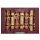 Harvey & Mason - 8 Extra Large Premium Christmas Crackers - Burgundy & Gold - Christmas Robin