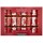 Harvey & Mason - 8 Premium Christmas Crackers - Red & White - Poinsettia