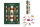 Harvey & Mason - 10 Large Luxury Eco Christmas Crackers - Green & White - Tree & Wreath