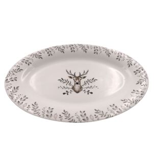 Christmas Stag - Serving Plate 16"