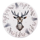 Christmas Stag - Porcelain Mug and Coaster Set
