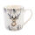Christmas Stag - Porcelain Mug and Coaster Set