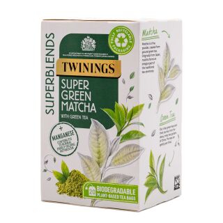 Twinings Supergreen Matcha - 20 Tea Bags 40g