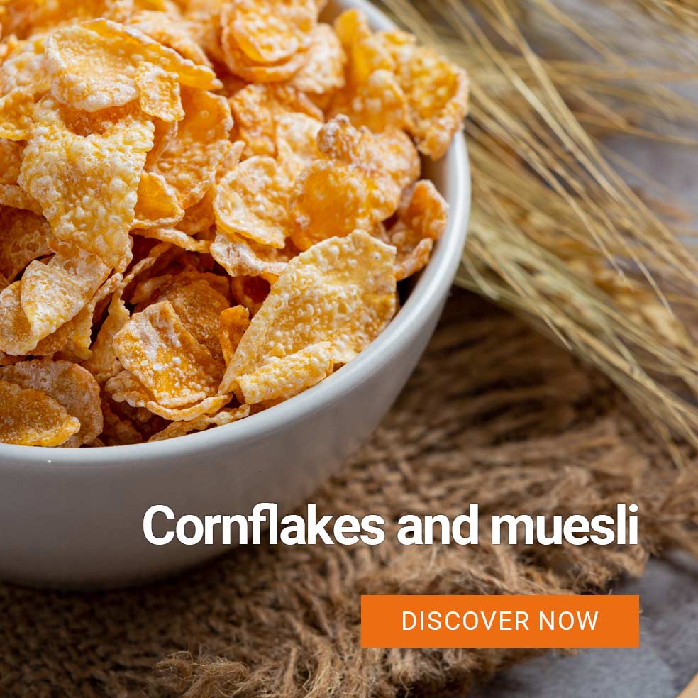 Cornflakes and muesli